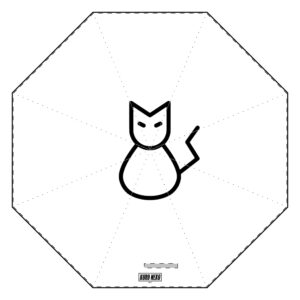 Hi Neko Semi-Automatic Foldable Umbrella