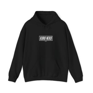 Hooded Sweatshirt - Kuro Neko Logo Design