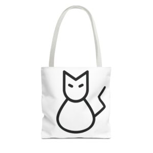 Hi Neko Tote Bag with Minimalist Cat Logo