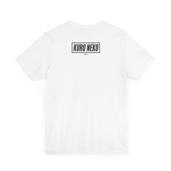 Hi Neko T-Shirt - Cool Edgy Black Cat by Kuro Neko - Image 4