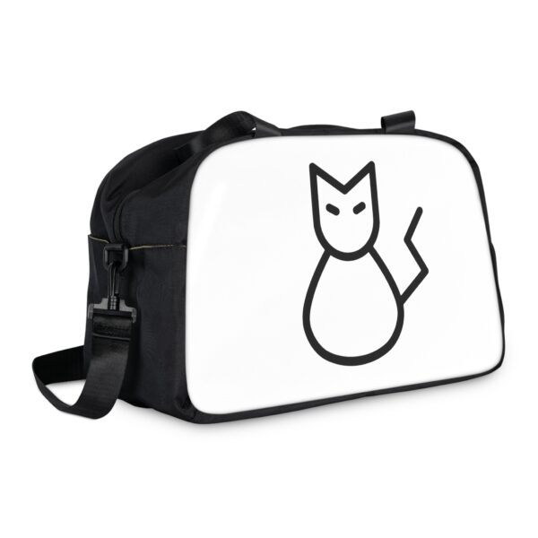 Cat Logo Fitness Handbag by Kuro Neko - Image 2