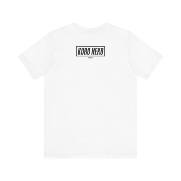 Hi Neko T-Shirt - Cool Edgy Black Cat by Kuro Neko - Image 2