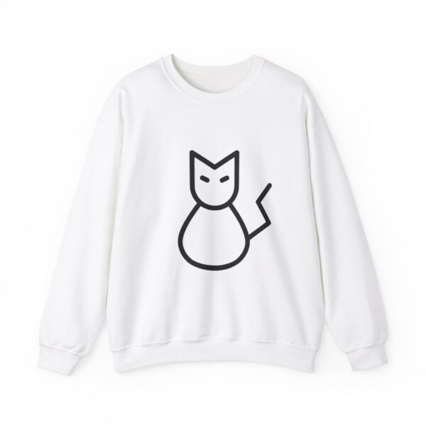 Hi Neko Sweatshirt - Crewneck Minimalist Cat Logo by Kuro Neko
