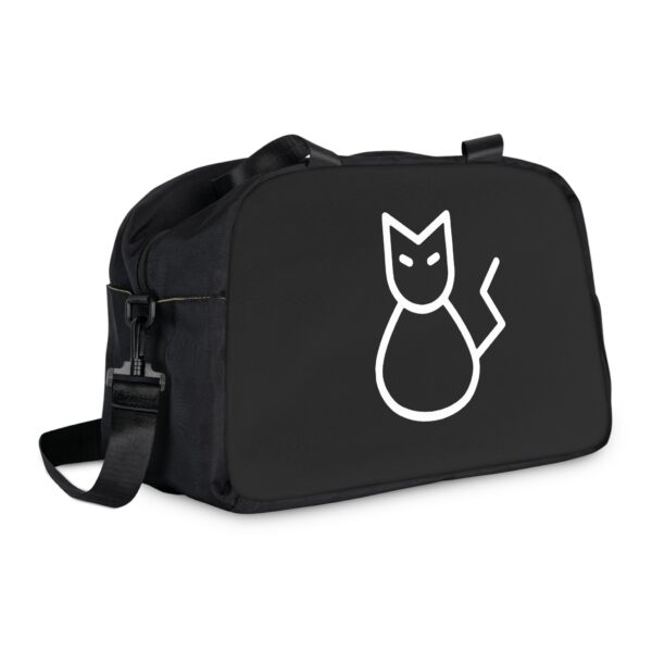 Cat Logo Fitness Handbag by Kuro Neko - Image 2