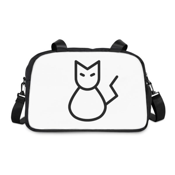 Cat Logo Fitness Handbag by Kuro Neko