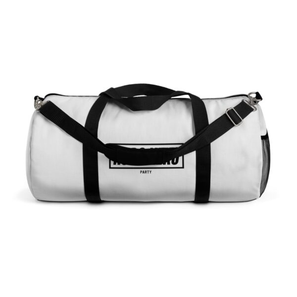 Hi Neko Duffel Bag - Minimalist Cat Logo Design - Image 6