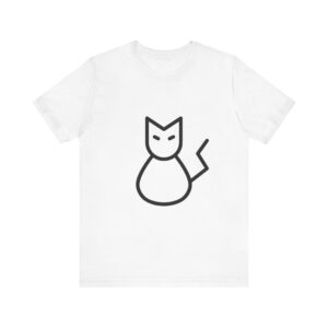 Hi Neko T-Shirt - Cool Edgy Black Cat by Kuro Neko