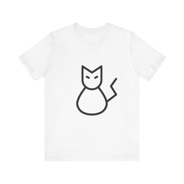 Hi Neko T-Shirt - Cool Edgy Black Cat by Kuro Neko